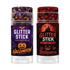 Halloween Glitter Stick For Face Hair Body, Stage Makeup Stick For Cosplay Party