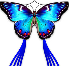 Beautiful Butterfly Kites for Boys and Girls,Large Easy to Flyer with String ...