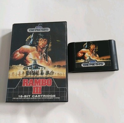 Rambo III 16 Bit Cartridge Sega Genesis Video Game Cartridge Game NOT TESTED