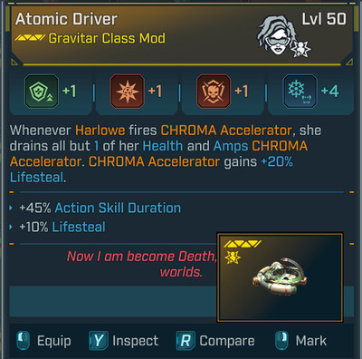 Borderlands 4 Lvl 50 Atomic Driver Fast  PS5/XBOX/PC/Switch 2 