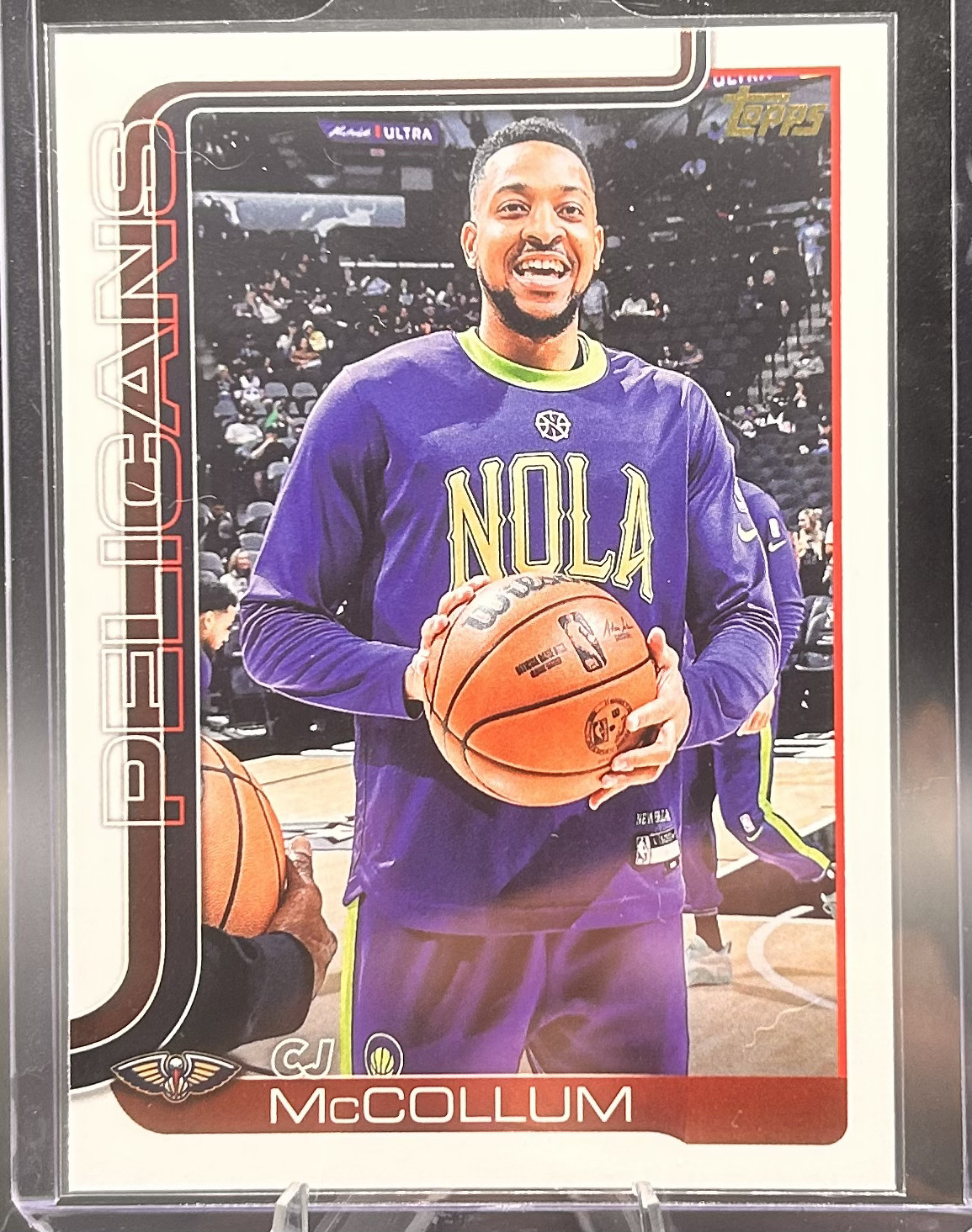 2025-26 Topps Basketball Cj Mccollum Golden Mirror SSP #193