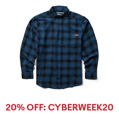 Wolverine Men Hastings Flannel Shirt Apparel