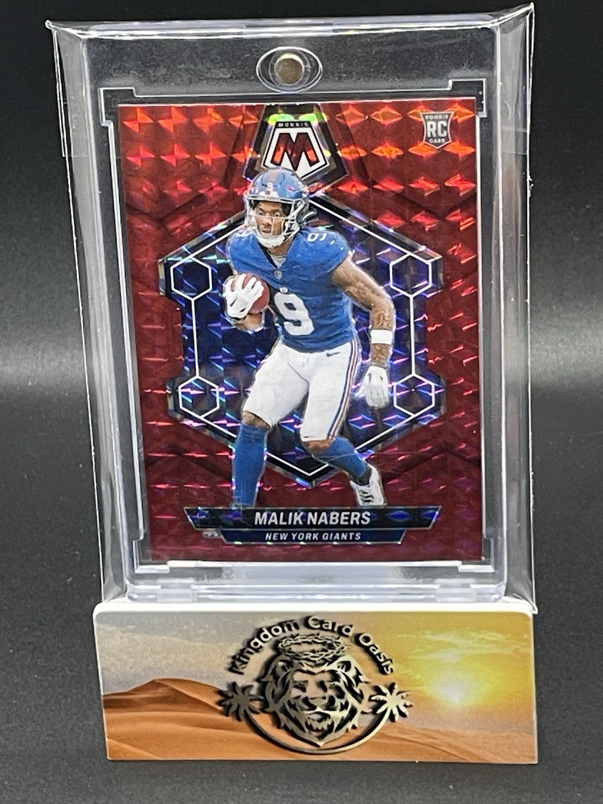 💥Malik Nabers 2024 Panini Mosaic Rookie #306 Red Mosaic Prizm (RC) Exclusive💥