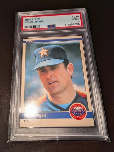 1984 FLEER NOLAN RYAN #239 GRADED PSA 9 MINT