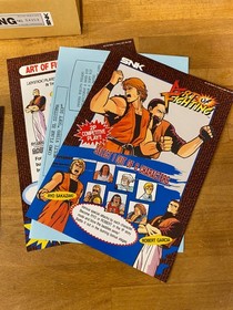 Mvs Neo Geo Art Of Fighting  English Marquee and Artset Same Serial 64903