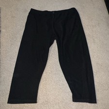 CW Classics Unisex 4X Black Cotton Lounge Pants