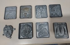 1966 Mattel THINGMAKER - FRIGHT FACTORY Molds. 7pc.