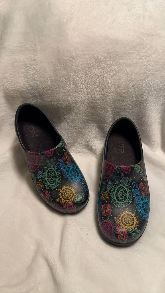 Colorful Mandala Patterned Clogs - image 1