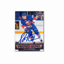 2013-14 UD Young Guns #482 RYAN STROME Autographed Rookie Card