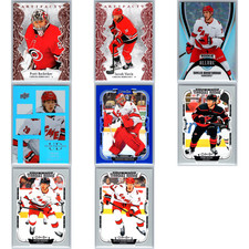 TEAM LOT - CAROLINA HURRICANES HOCKEY 8 Cards NHL Artifacts Copper /75 Ruby /599