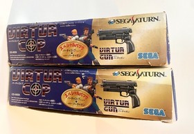 SEGA Saturn Virtua Cop Special Pack + Virtua Cop 2 Japan Complete Bundle GS-9059