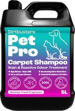 Dirtbusters Pet Carpet Cleaner Solution 5L - Deep Cleaning & Odour Removal 5.64 per litre