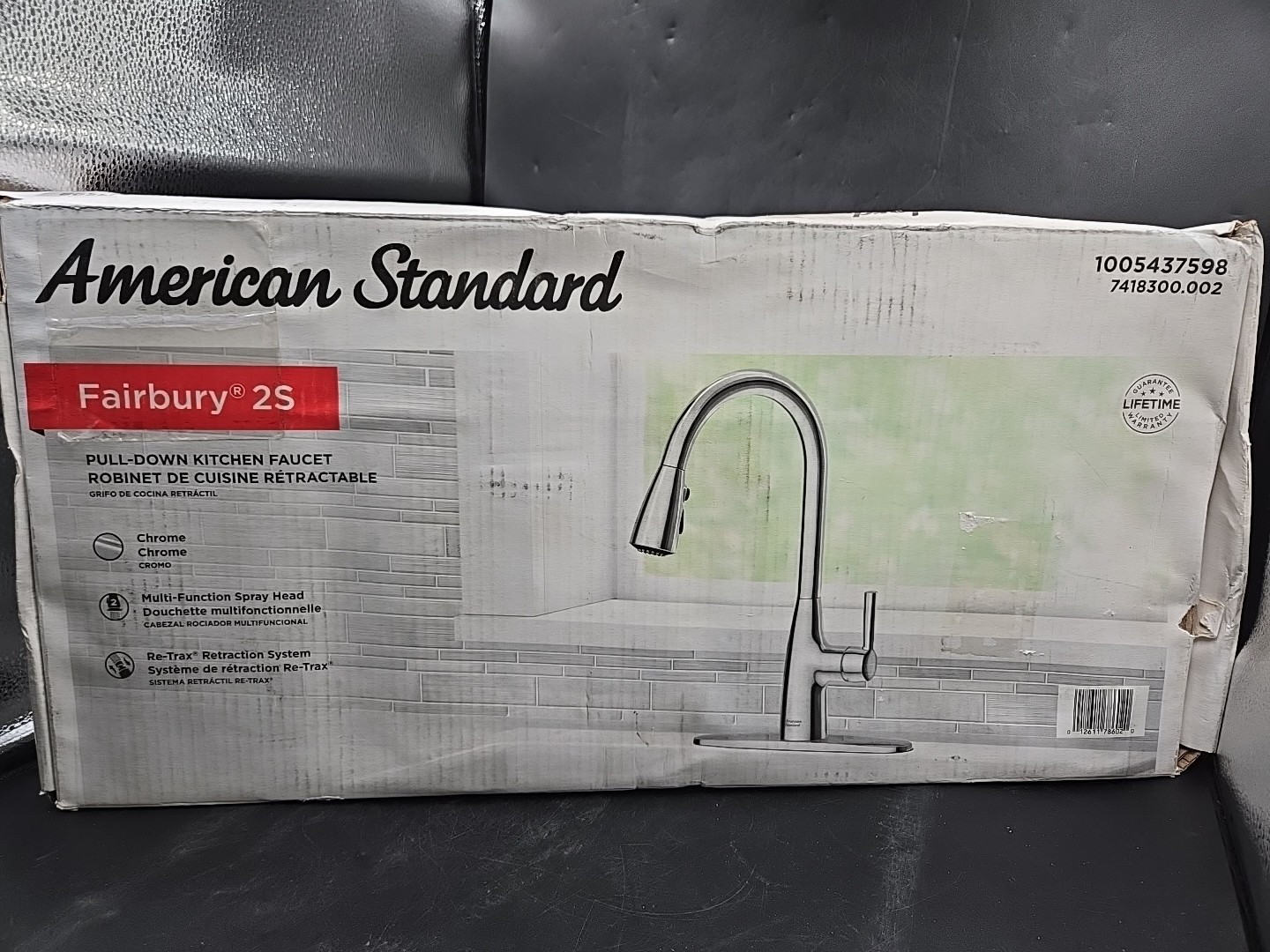 American Standard Fairbury 2S Single-Handle Pull-Down  Kitchen Faucet in Chrome