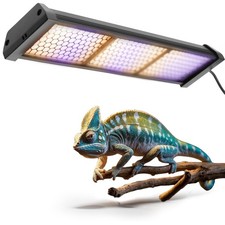Dimmable Reptile UVB Light Bar with Timer Full Spectrum UVA Sun Lamp Chameleon