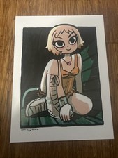 9x12 Lisa Miller Scott Pilgrim 20th Anniversary RARE 1 In 4 CHASE Art Print