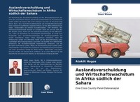 Auslandsverschuldung Und Wirtschaftswachstum In Afrika SüDlich Der Sahara Hagos
