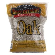 BBQR's Delight Oak Flavor BBQ Wood Pellets Grill Fuel 20 Lb Bag All Natural