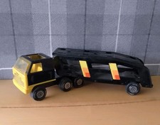 Vintage Tonka Truck Car Transporter Black Lorry 1978