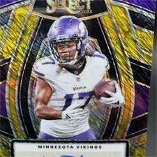 Panini 2023 Select Signatures K.J. Osborn Vikings Gold Prizm Auto #SELS-KJO /10