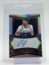 CAMERON JOHNSON 2024-25 SELECT SIGNATURES SILVER PRIZM AUTO /99 #SIG-CAM Q6084