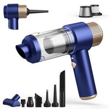 Vizeusvac Car Vacuum Cleaner, 16000PA Mini Cordless Blue 2