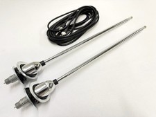 1965-1966 Chevy Impala Rear Telescopic Antenna Assembly Set Lh And Rh 1pair 1965-1966 Chevy Impala Rear Telescopic Antenna Assembly Set Lh And Rh 1pair