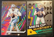 2024 Panini Mosaic #1 Dak Prescott Men of Mastery + Game Magicians #3 COWBOYS