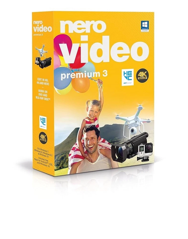 Nero Video Premium 3 | 4K Ultra HD Video Editing Software Windows 10 DVD Blu-Ray - Image 3 of 4