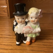 Novia y novio campana boda pastel adorno estatuilla Japón MCM