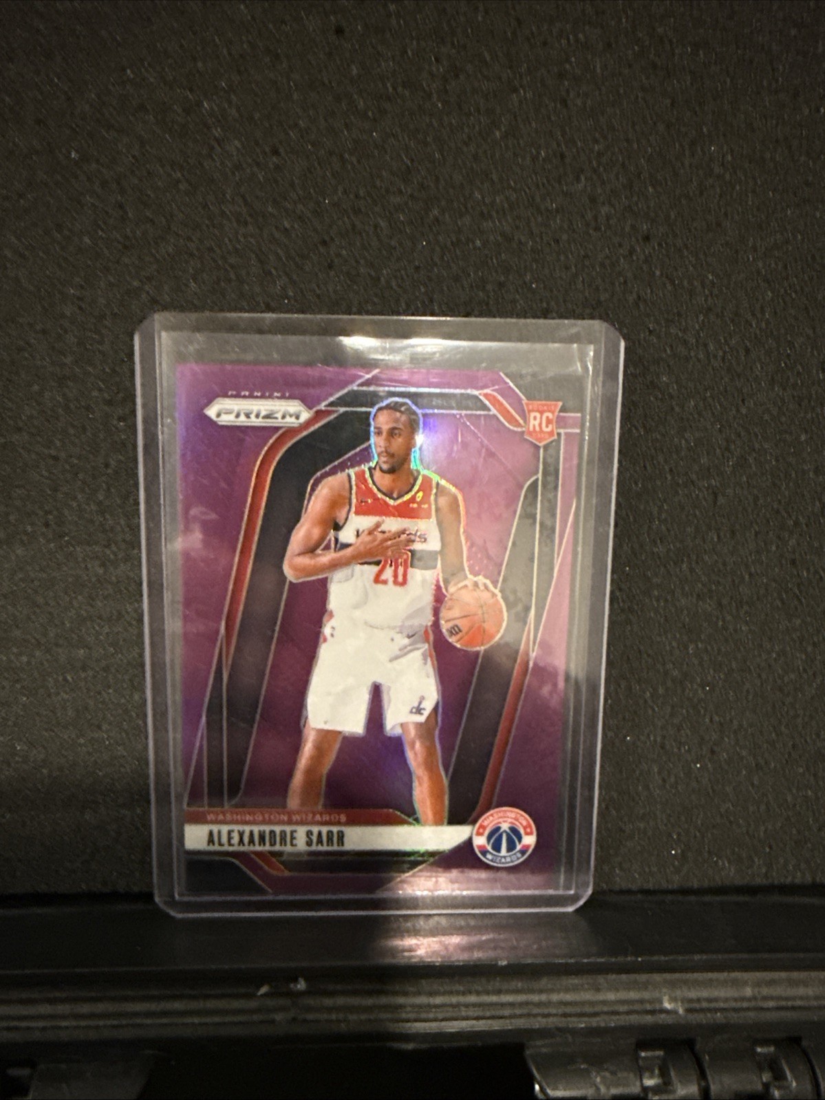 2024-25 PANINI PRIZM ALEXANDRE SARR PURPLE PRIZM /99 #264 RC