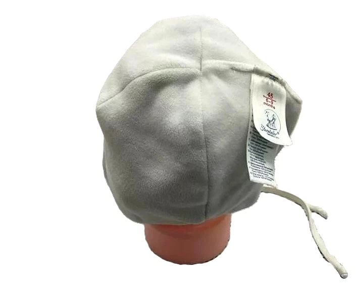Sterntaler bonnet blanc polaire ours bébé 6-9 mois - Photo 4/4