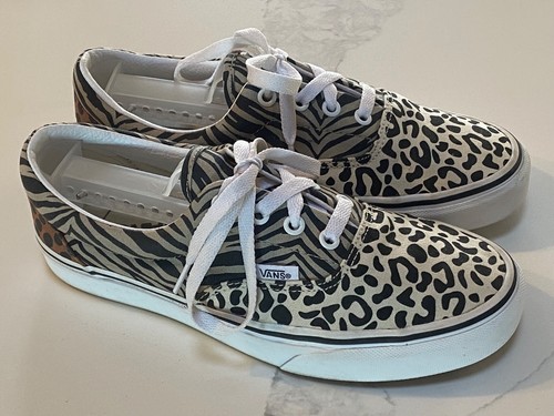 Vans Mixed Animal Print Safari Multi Era Shoes Sneakers Women's 7.5 Men's 6.0