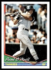 Paul O'Neill 1994 Topps #546 Yankees MLB READ FREE SHIPPING AutographDen