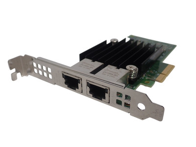 NEU Dell Intel X550-T2 2-Port 10Gb RJ45 10GBASE-T PCIe Netzwerkadapter FH 4V7G2