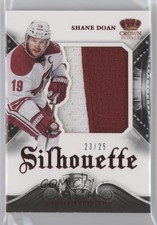 2013-14 Panini Crown Royale Silhouette Prime 23/25 Shane Doan #S-SD 0c3