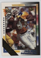 1992 Wild Card 1000 Stripe Chris Mims #66 Rookie RC 9l6. rookie card picture