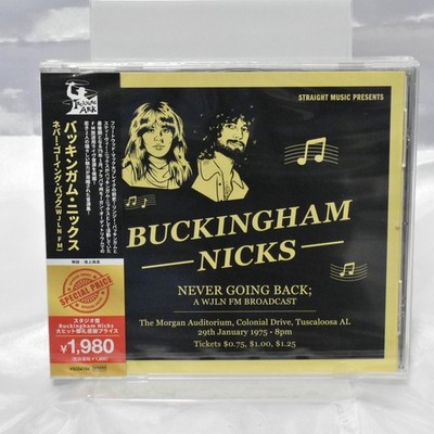 BUCKINGHAM NICKS-NEVER GOING BACK A [WJLN FM BROADCAST] CD FROM JAPAN
