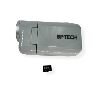 UP-TECH Camcorder Digital Video Camera Handheld LCD MicroSD 256MB Gray