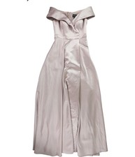 XSCAPE Womens Front Pocket Gown A-line Dress, mauve, 2