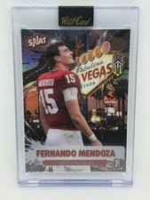Fernando Mendoza TRUE 1/1 CASE HIT 2026 Wild Card Splat WELCOME TO Las Vegas SSP