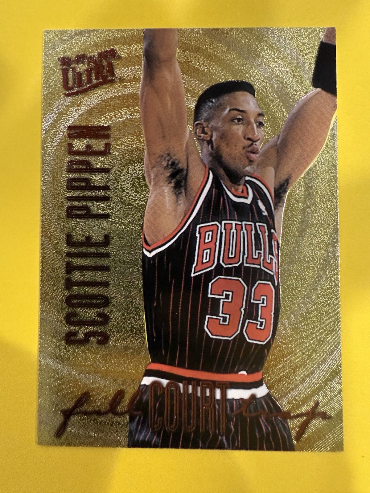 1996-97 Fleer Ultra Full Court Trap #3 Scottie Pippen Chicago Bulls HOF