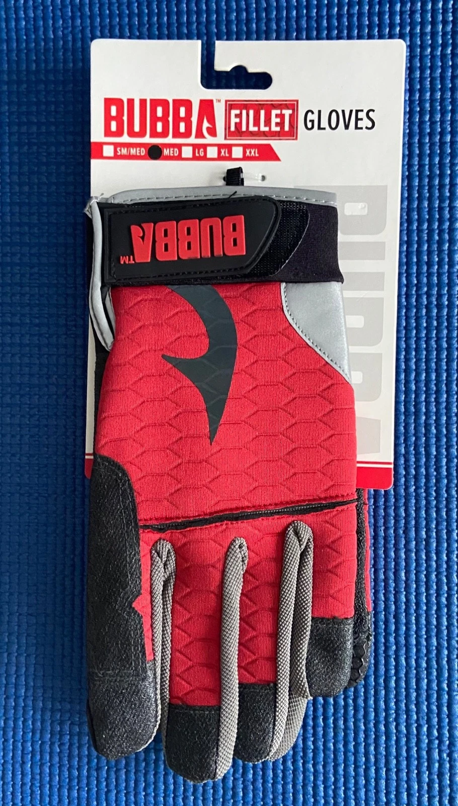 NEW Bubba Fillet Gloves - Size Med - Touch Screen Index & Thumb / Cut Resistant