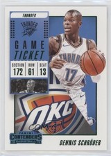 2018-19 Panini Contenders Game Ticket Green Dennis Schroder #53 2u3