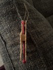 Vintage Wooden Carousel Reindeer Christmas Holiday Winter Ornament — photo 4