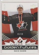 2020 Team Canada Juniors Golden Futures White Gold 1/10 Nicolas Daws #GF-2 02ka
