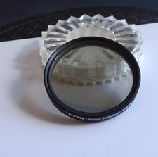 Vintage 55mm Tiffen Polarizer Screw In Filter Photography Accessory Japan