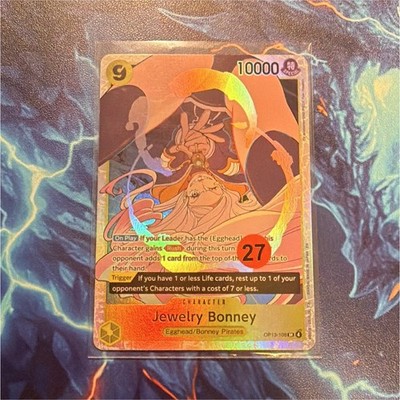 Bandai Jewelry Bonney OP13-108 Secret Rare Foil Alt Art English