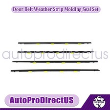 For 1996-2000 Honda Civic 4 Window Weather Stripping Moulding Trim Seal Belt