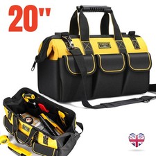 20" Oxford Cloth Tool Kit Bag Electrician Storage Organiser Heavy Duty