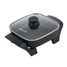 8-Inch Nonstick Electric Skillet Glass Lid